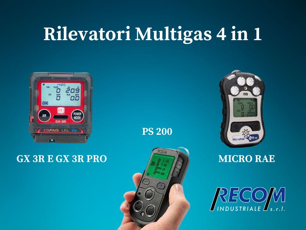 4 in 1 gas detector Recom Industriale