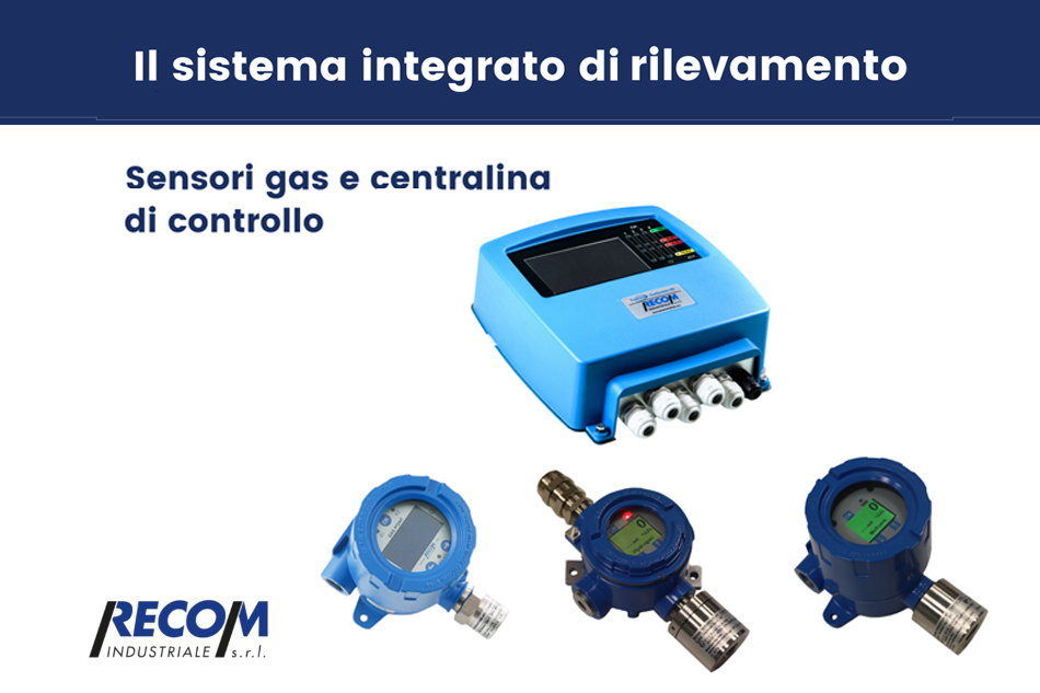 Sensori gas e centralina di controllo: il sistema integrato di rilevamento