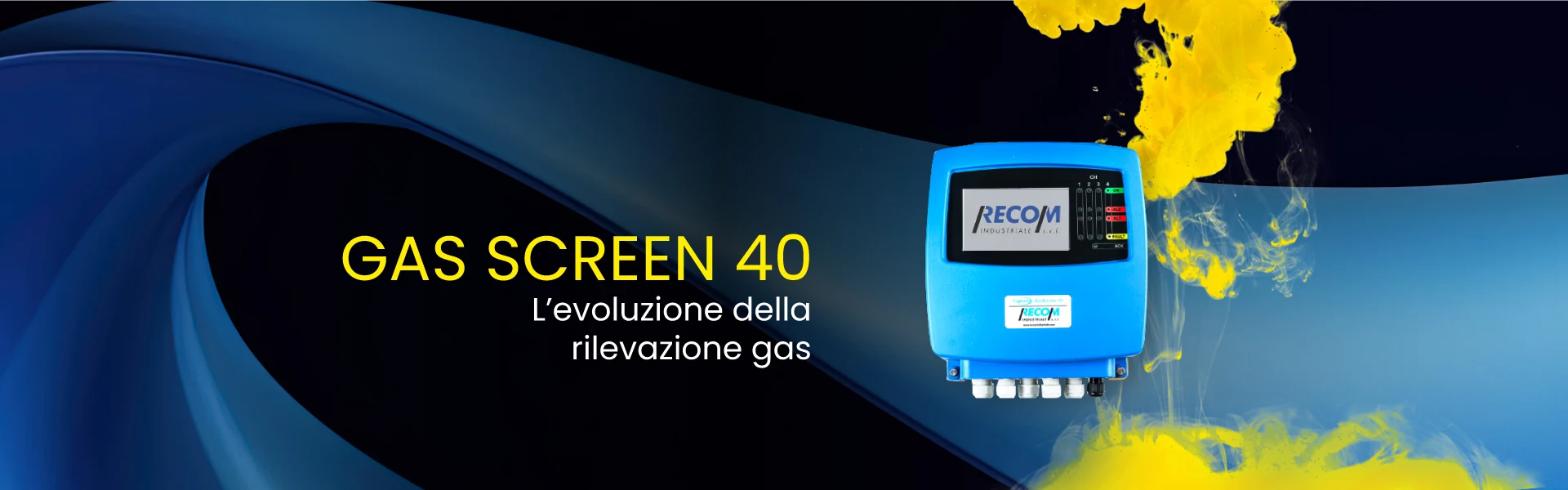 Recom industriale gas screen 40